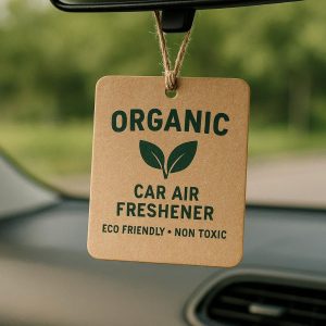 Organic Car Air Freshener Eco Friendly Non Toxic Scent for Family Cars